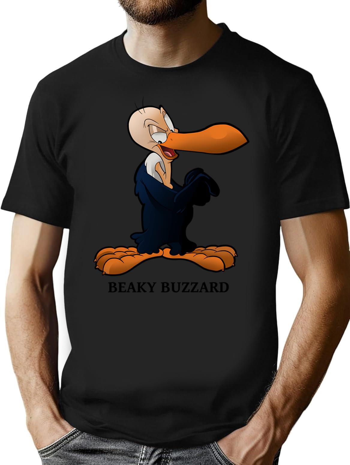 Cute Beaky T-Shirt - Retro Graphic Tee for Men & Women - Black