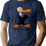 Cute Beaky T-Shirt - Retro Graphic Tee for Men & Women - Navy