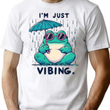 Cute Humor T-Shirt - Retro Graphic Tee for Men & Women - White