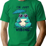 Cute Humor T-Shirt - Retro Graphic Tee for Men & Women - Green