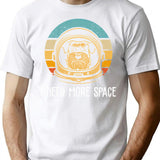 Cute Schnauzer Astronaut - Funny Schnauzer T-Shirt - White