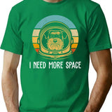 Cute Schnauzer Astronaut - Funny Schnauzer T-Shirt - Green
