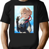 Cutie Violet Evergarden T-Shirt - Retro Graphic Tee for Men & Women - Black