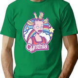 Cynthia Doll T-Shirt - Retro Graphic Tee for Men & Women - Green