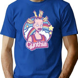 Cynthia Doll T-Shirt - Retro Graphic Tee for Men & Women - Blue