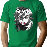 D0ma Upper Moon 2 T-Shirt - Retro Graphic Tee for Men & Women - Green