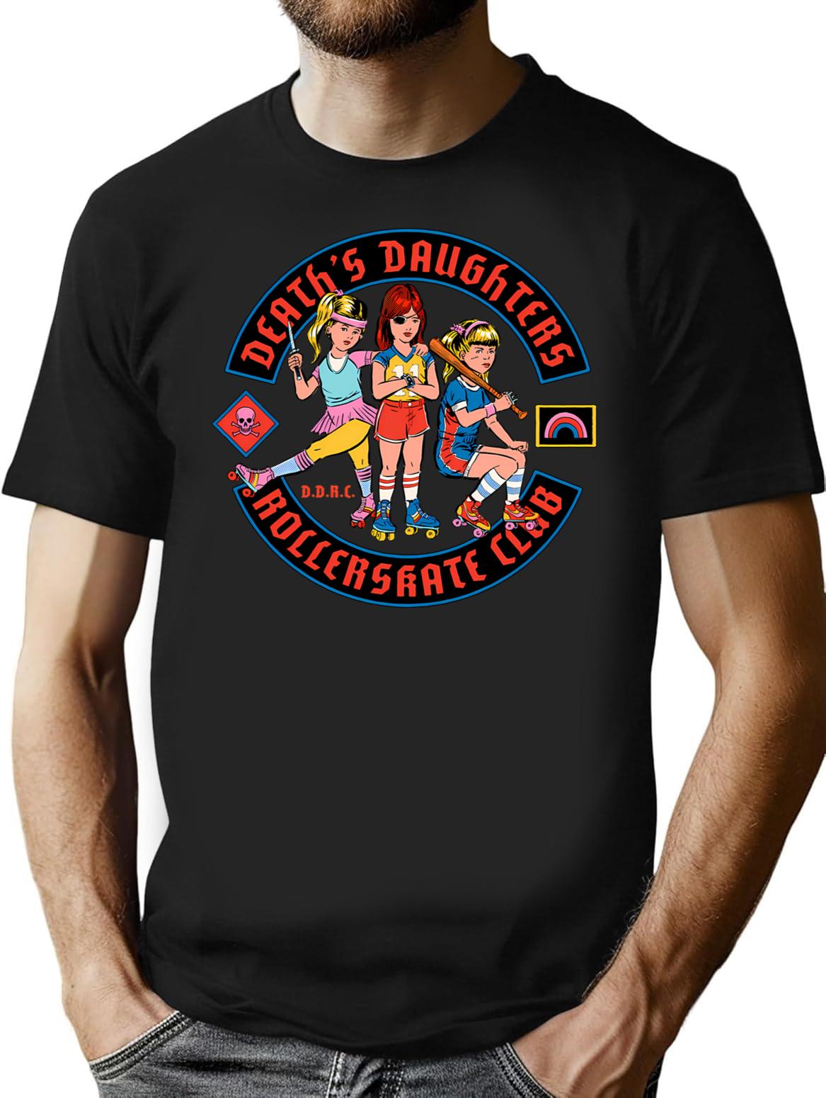 D.d.r.c. T-Shirt - Retro Graphic Tee for Men & Women - Black