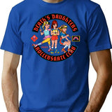 D.d.r.c. T-Shirt - Retro Graphic Tee for Men & Women - Blue