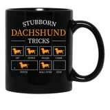 Dachshund Gift Shirt Black Coffee Mug, Gift Coffee Mug - Black