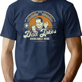 Dad Jokes Are How Eye Roll Father's Day Funny T-Shirt - Navy