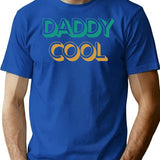 Daddy Cool Retro Style Father's Day Gift (2) T-Shirt - Blue