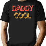 Daddy Cool Retro Style Father's Day Gift T-Shirt - Black