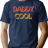 Daddy Cool Retro Style Father's Day Gift T-Shirt - Navy