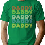 Daddy T-Shirt - Retro Graphic Tee for Men & Women - Green