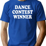 Dance Contest Winner T-Shirt - Retro Graphic Tee for Men & Women - Blue