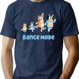 Dance Mode T-Shirt - Retro Graphic Tee for Men & Women - Navy