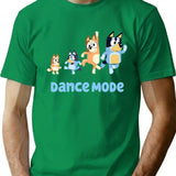 Dance Mode T-Shirt - Retro Graphic Tee for Men & Women - Green