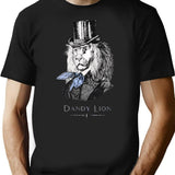 Dandylion T-Shirt - Retro Graphic Tee for Men & Women - Black