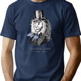 Dandylion T-Shirt - Retro Graphic Tee for Men & Women - Navy