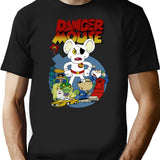 Danger Bom T-Shirt - Retro Graphic Tee for Men & Women - Black