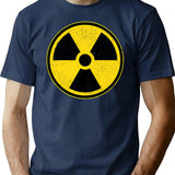 Danger Radiation Area - Radiation Warning (1) T-Shirt - Navy