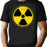 Danger Radiation Area - Radiation Warning T-Shirt - Black