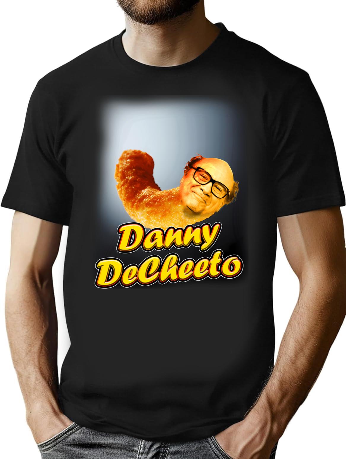Danny Decheeto T-Shirt - Retro Graphic Tee for Men & Women - Black