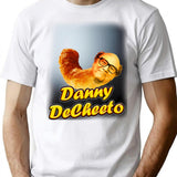 Danny Decheeto T-Shirt - Retro Graphic Tee for Men & Women - White