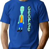 Danvant - Mallokos T-Shirt - Retro Graphic Tee for Men & Women - Blue