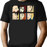 Daria_s Gang T-Shirt - Retro Graphic Tee for Men & Women - Black