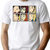 Daria_s Gang T-Shirt - Retro Graphic Tee for Men & Women - White