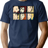 Daria_s Gang T-Shirt - Retro Graphic Tee for Men & Women - Navy