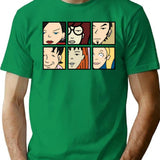Daria_s Gang T-Shirt - Retro Graphic Tee for Men & Women - Green