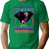 Darkwing Duck Get Dangerous T-Shirt - Retro Graphic Tee for Men & Women - Green
