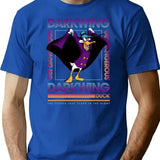 Darkwing Duck Get Dangerous T-Shirt - Retro Graphic Tee for Men & Women - Blue