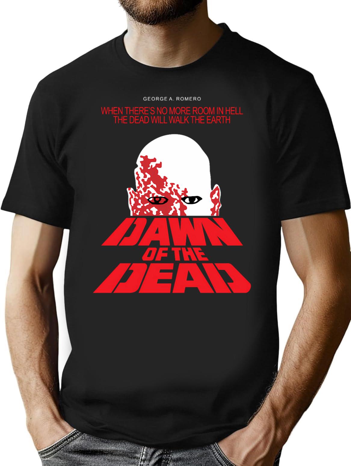 Dawn-of-the-dead T-Shirt - Retro Graphic Tee for Men & Women - Black