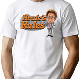 Day Gift For Dark Red Brule Rules Vintage Photograp T-Shirt - White