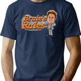 Day Gift For Dark Red Brule Rules Vintage Photograp T-Shirt - Navy