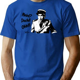 Day Gift Louis De Funs Long Beautiful Model Sleeve Funes Cool Gift T-Shirt - Blue