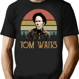 Day Gifts Tom Music Waits T-Shirt - Black