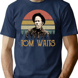 Day Gifts Tom Music Waits T-Shirt - Navy