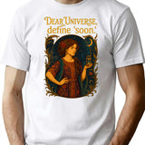 Dear Universe Define Soon Art Nouveau T-shirt - White