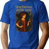 Dear Universe Define Soon Art Nouveau T-shirt - Blue
