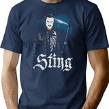 Death Drop Bootleg Graphic T-Shirt - Navy