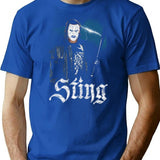 Death Drop Bootleg Graphic T-Shirt - Blue