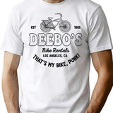 Deebo's Bike Rentals Funny T-Shirt - Sarcastic Humor Graphic Tee - White