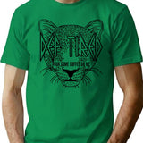 Def Tired Coffee Nap Funny 80s Band Vintage T-Shirt - Green