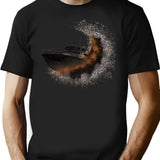 Degradation (1) T-Shirt - Retro Graphic Tee for Men & Women - Black