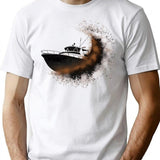 Degradation (1) T-Shirt - Retro Graphic Tee for Men & Women - White