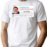 Del Griffith - Shower Curtain Ring Sales T-Shirt - White